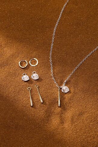 Alex and Ani Baseball Duo Charm Hoops، نحاس ذو لونين in Kuwait