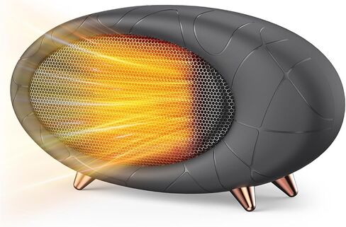PRSOOY Space Heater,Energy Efficient Desk heater for Indoor Use,PTC Fast Heating Ceramic Heater for Bedroom Home Office Indoor Use(Black) in Saudi Arabia
