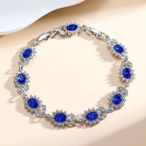 Fashionable and Exquisite Crystal Gemstone Bracelet for Women Elegant and Charming Bracelet for Women Dinner Party Jewelry Gift in Kuwait