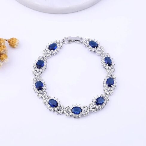 Fashionable and Exquisite Crystal Gemstone Bracelet for Women Elegant and Charming Bracelet for Women Dinner Party Jewelry Gift in Kuwait