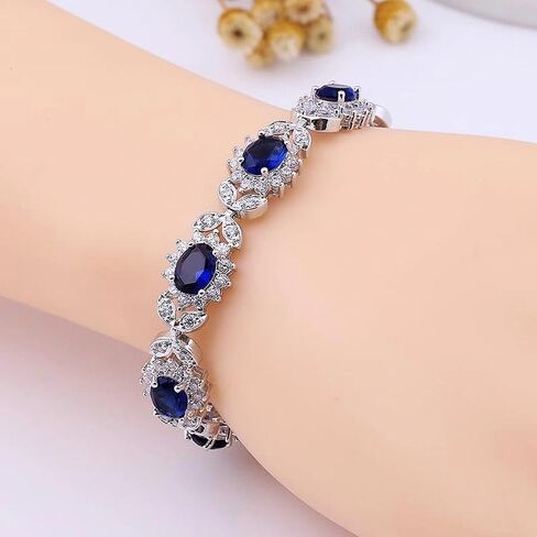 Fashionable and Exquisite Crystal Gemstone Bracelet for Women Elegant and Charming Bracelet for Women Dinner Party Jewelry Gift in Kuwait
