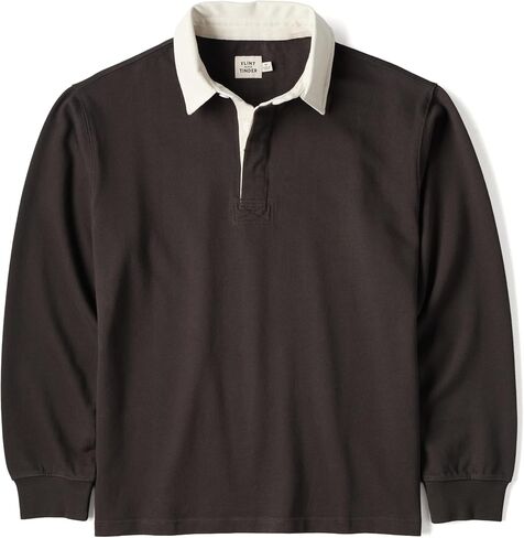 Huckberry Flint and Tinder Classic Rugby Shirt, Mens Polo Shirt in Saudi Arabia