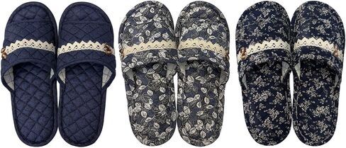 DASOM House Slippers for Women Men Breathable Quilted Indoor Slippers Slip-on Open Toe Home Shoes in Saudi Arabia
