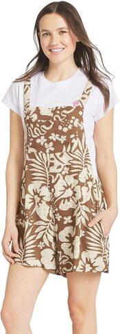 Billabong Women's Relaxed Fit Premium Quality Rayon Adjustable Short Jumpsuit Overall Romper in Kuwait