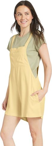 Billabong Women's Relaxed Fit Premium Quality Rayon Adjustable Short Jumpsuit Overall Romper in Kuwait