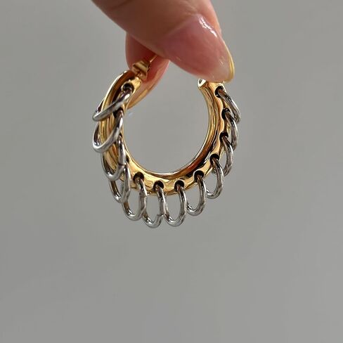 Stylish C shaped Ear Decoration Individualized C Shaped Drop Ear Studs Accessory Delicate Dangle Earrings in Saudi Arabia