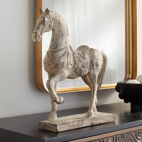 Kensington Hill Rustic Horse 15 1/4" High Stone Finish Cast Resin Statue in Saudi Arabia