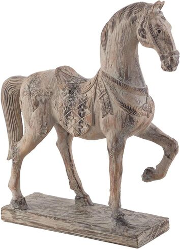Kensington Hill Rustic Horse 15 1/4" High Stone Finish Cast Resin Statue in Saudi Arabia