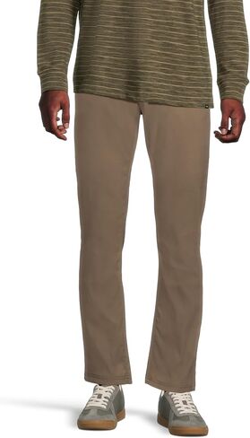 prAna Mens Stretch Zion 5 Pocket SL Pants, Mud, 30, 34 in Kuwait