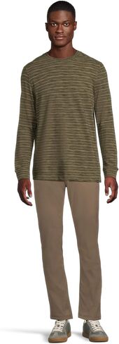 prAna Mens Stretch Zion 5 Pocket SL Pants, Mud, 30, 34 in Kuwait