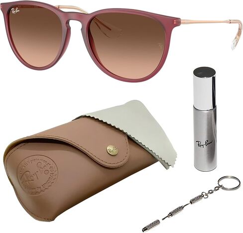 Ray-Ban RB4187F CHRIS LOW BRIDGE FIT Square Shape Sunglasses with Official RayBan Eyewear Kit in Kuwait