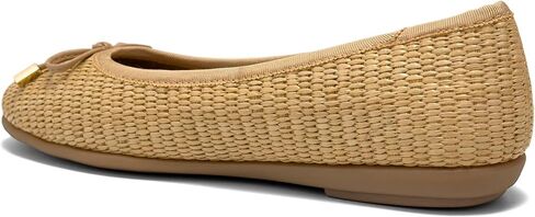 Aerosoles Women's HOMEBET Ballet Flat, Natural/Beige Bisque Raffia, 7W in Kuwait