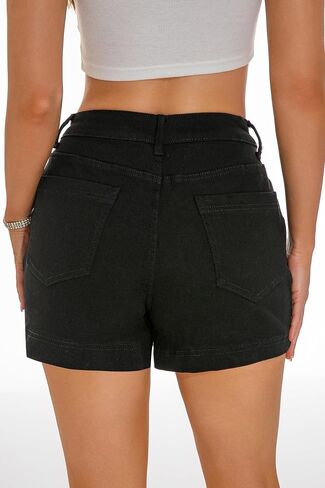 GUANYY Women's Denim Skort Stretchy Bodycon High Waisted Y2k Mini Skirt 2026 Trendy Shorts Jean Skirt in Saudi Arabia