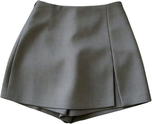 SweatyRocks Women's Casual Y2k High Waisted Split Hem Skorts Mini Skirt with Shorts Underneath in Kuwait