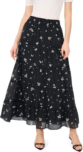 Vince Camuto Women's Floral Print Smocked Waist Maxi Skirt in Saudi Arabia