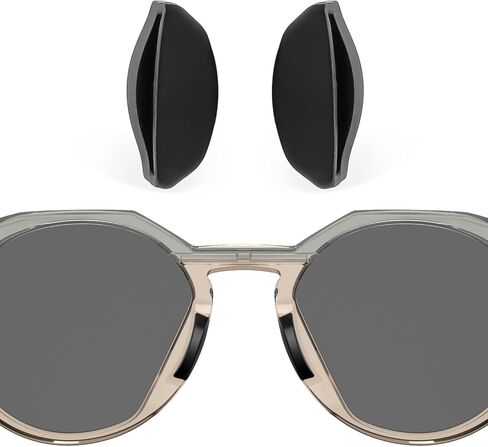 Replacement Nose Pads Nose Pieces for Oakley HSTN OO9242(A) HSTN Metal OO9279, Upgrade Anti-Slip Silicone Pads Enhanced Comfort & Grip - Black Euro Fit in Saudi Arabia