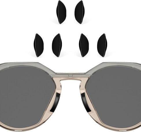 Replacement Nose Pads Nose Pieces for Oakley HSTN OO9242(A) HSTN Metal OO9279, Upgrade Anti-Slip Silicone Pads Enhanced Comfort & Grip - Black Euro Fit in Kuwait