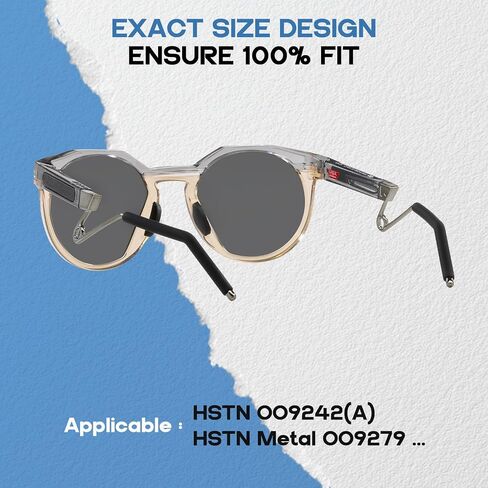 Replacement Nose Pads Nose Pieces for Oakley HSTN OO9242(A) HSTN Metal OO9279, Upgrade Anti-Slip Silicone Pads Enhanced Comfort & Grip - Black Euro Fit in Kuwait