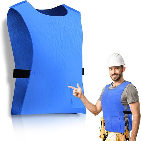 Cooling Ice Vest for Men and Women,Adjustable Evaporative Cooling Vest for Hot Weather, No Ice or Electricity Needed in Kuwait