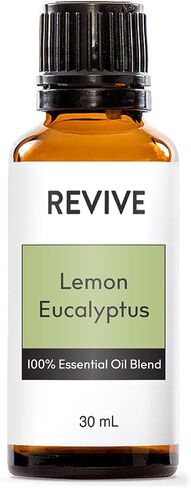 Lemon Eucalyptus Essential Oil 30mL by Revive Essential Oils - 100% Pure Therapeutic Grade, for Diffuser, Humidifier, Massage, Aromatherapy, Skin & Hair Care in Kuwait