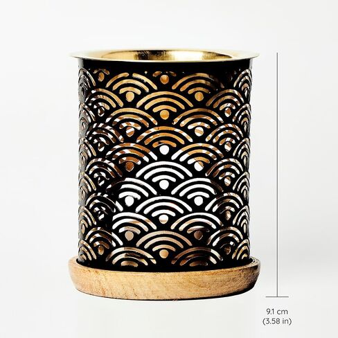 Aromafume Rainbow Essential Oil Burner | Oil Diffuser with Candle | Brass Burner with 10ml Essential Oil in Kuwait