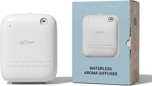150ml Waterless Essential Oil Cold Air Diffuser for Large Room, Scent Machine Covers 1000 Sq.Ft, Wall Mount & Battery, Type-C Operated Aroma Diffuser for Home Hotel Office. in Saudi Arabia