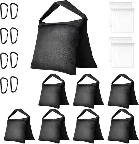 EMART Upgraded Heavy Duty Sandbag - Photo Video Studio Stage Film Weight Bags for Photo Video Studio, Light Stands Boom Arms Tripods - 6 Pack in Kuwait