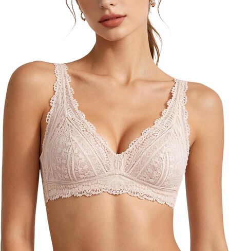 الصدر اللاسلكية الدانتيل Bralette مثير مثلث رقيقة جدا مبطن تنفس المرأة مريحة اليومية الصدرية لكأس AAA-B in Kuwait