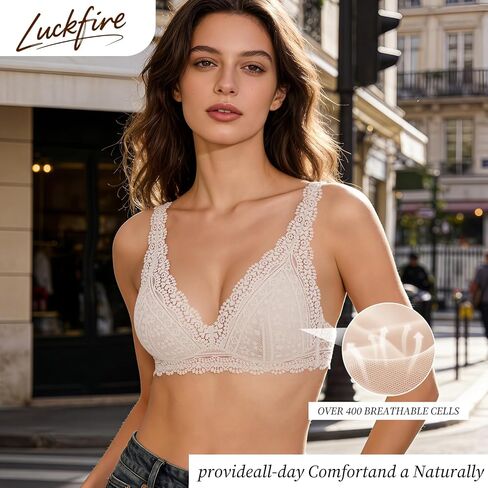 الصدر اللاسلكية الدانتيل Bralette مثير مثلث رقيقة جدا مبطن تنفس المرأة مريحة اليومية الصدرية لكأس AAA-B in Kuwait