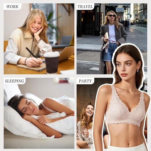 الصدر اللاسلكية الدانتيل Bralette مثير مثلث رقيقة جدا مبطن تنفس المرأة مريحة اليومية الصدرية لكأس AAA-B in Kuwait
