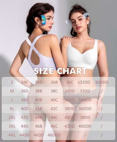 Wireless Minimizer Jelly Bras for Women No Underwire Plus Size Bra with Support Lift Full Coverage Comfortable Seamless Bra in Saudi Arabia