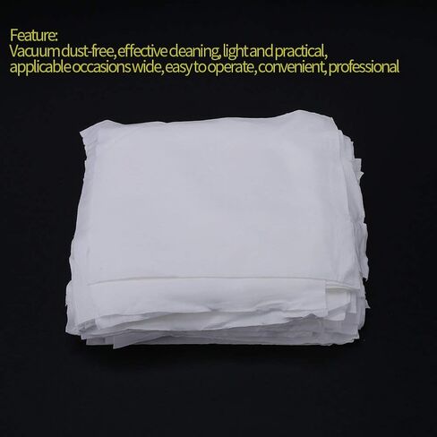 ASHATA Microfiber Cleaning Cloths for Glasses Eyeglasses Screens Lenses Phone Laptops Antistatic Clean Cloth Dusting Microfiber Ecloth (100Pcs/Bag - 6in) in Saudi Arabia