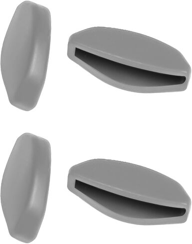 Anti Slip Nose Pads Replacement for Oakley HSTN SQ OX8208 HSTN OO9242 Eyeglasses Frame, Silicone Soft Nose Pieces - 2 Pairs Black Regular Size in Kuwait