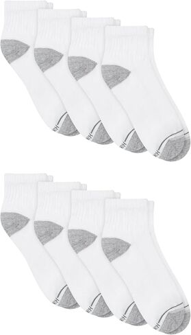مجموعة جوارب الكاحل الرجالية من Hanes - 9 قطع - جوارب رياضية X-Temp للرجال - قدم مبطنة تسمح بمرور الهواء وشبكة للتحكم في الرائحة in Kuwait