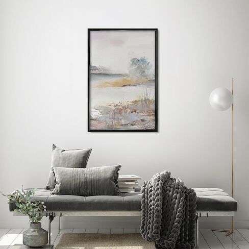 إطار صورة أسود مستدير مقاس 20 × 30، إطار صورة مثبت على الحائط مع غطاء مقاوم للكسر، شاشة عرض رأسية أفقية لديكور المنزل والمكتب in Kuwait