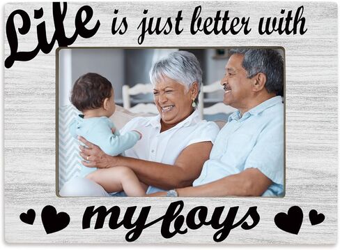 Pops Gifts 4x6 Picture Frame, Grandpa Gifts from Grandkids Grandchikdren Photo Frame, Fathers Birthday Gift, Best Pop Pop Wooden Picture Frames for Wall or Tabletop Display in Saudi Arabia