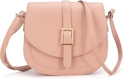 Small Crossbody Bags for Women, Vegan Leather Saddle Purse Everyday Handbag for Work Going Out | Water Resistant in Saudi Arabia