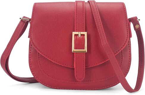 Small Crossbody Bags for Women, Vegan Leather Saddle Purse Everyday Handbag for Work Going Out | Water Resistant in Saudi Arabia