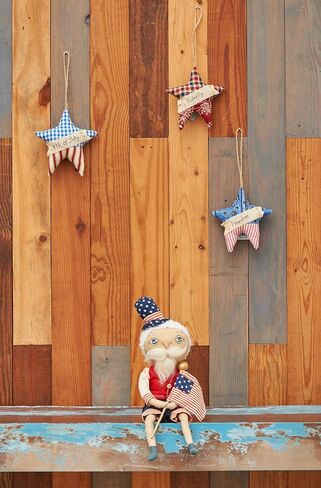 GALLERIE II Samuel Liberty Joe Spencer Gathered Traditions Soft Figurine 15" Versatile 4th of July Independence Day Americana Patriotic USA Decor Decoration Red in Saudi Arabia