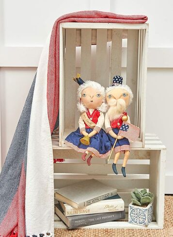 GALLERIE II Samuel Liberty Joe Spencer Gathered Traditions Soft Figurine 15" Versatile 4th of July Independence Day Americana Patriotic USA Decor Decoration Red in Saudi Arabia