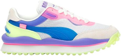 حذاء رياضي نسائي من PUMA Style Rider Lumi برباط كاجوال - أزرق، أبيض in Kuwait