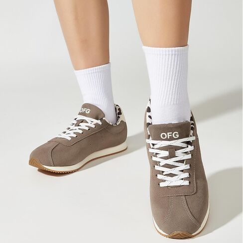 Women's Fashion Sneakers-Lightweight Walking Shoes- Low Top Classic Retro Casual Ladies Comfortable Running Shoes in Saudi Arabia