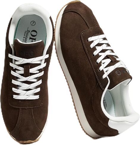 Women's Fashion Sneakers-Lightweight Walking Shoes- Low Top Classic Retro Casual Ladies Comfortable Running Shoes in Saudi Arabia