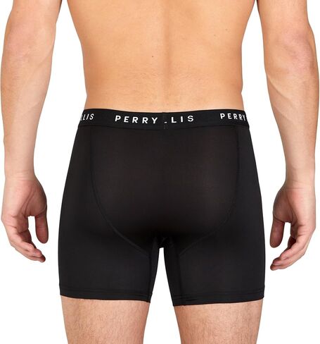 سراويل داخلية رجالي من Perry Ellis مكونة من 6 قطع من الألياف الدقيقة من نسيج مطاطي ناعم مع ملاءمة داعمة in Kuwait