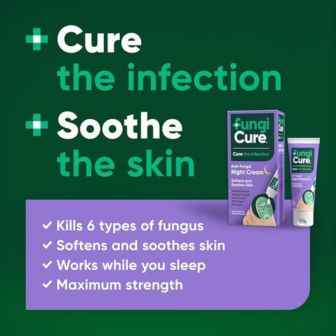 FungiCure Anti-Fungal Night Cream, Cures & Soothes, Clotrimazole 1%, 1.7 oz in Saudi Arabia