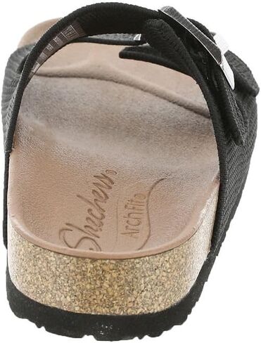Skechers Cali Arch Fit: صندل نسائي Granola-Mellow Skies - - 8 B(M) US، أسود in Kuwait