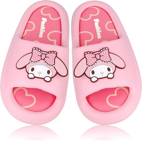 Roffatide Anime Cartoon Slides for Women Non-Slip Bathroom Shower Sandals Cow Print Rubber Slippers House Slides in Kuwait