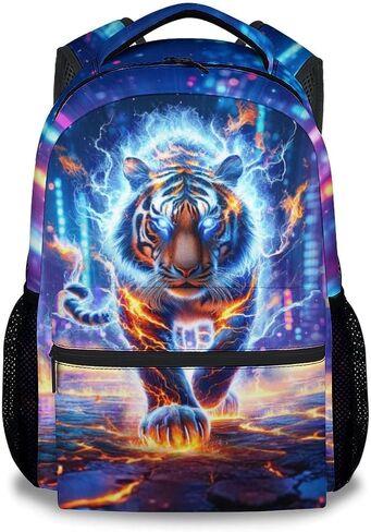 Dinosaur Backpack for Kids - 17 Inch Toddler Boys Dino Backpack for Kindergarten, Teens Lightweight Bookbag for School in Saudi Arabia