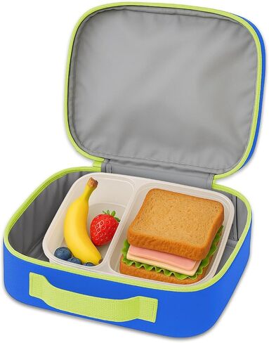 Mario Backpack and Lunch Box Set - Bundle with 16" School Bag Featuring Luigi, Yoshi, More Plus Lunch Bag, Stickers, Water Bottle | Super Mario Bros Backpack with Lunchbox in Kuwait