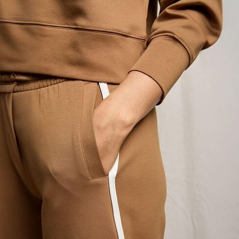 perfectwhitetee, Mikos Wide Leg Travel Pant - Women's, Mocha, M in Saudi Arabia